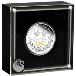 Stříbrná mince 1 Oz One Love 2021 Proof