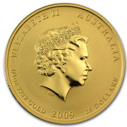 Zlatá mince 1/4 Oz Lunar Series II Year of the Ox 2009
