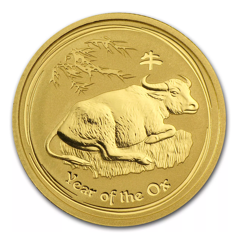 Zlatá mince 1/4 Oz Lunar Series II Year of the Ox 2009