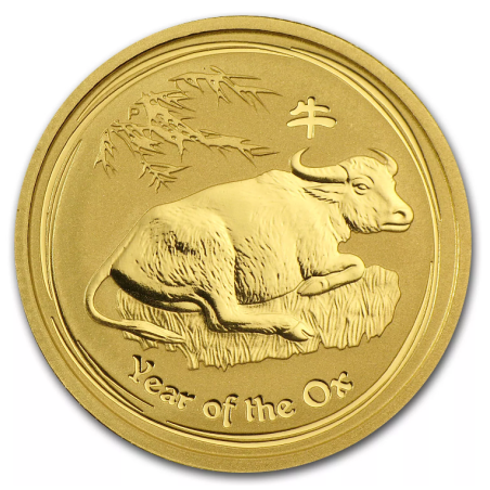 Zlatá mince 1/4 Oz Lunar Series II Year of the Ox 2009