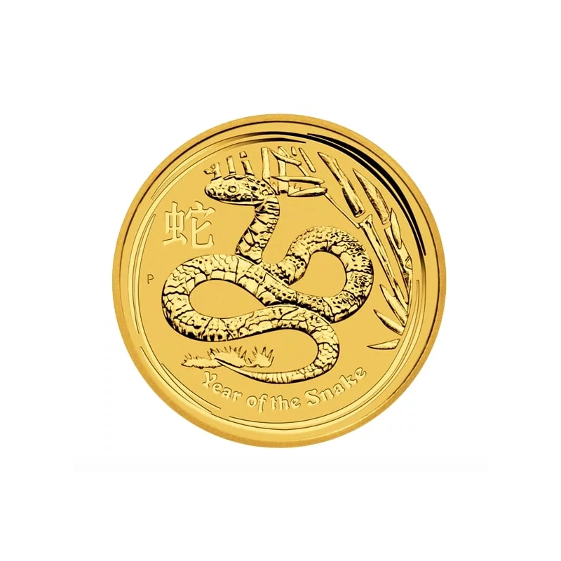 Zlatá mince 1/4 Oz Lunar Series II Year of the Snake 2013