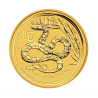 Zlatá mince 1/4 Oz Lunar Series II Year of the Snake 2013