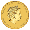 Zlatá mince 1/4 Oz Lunar Series II Year of the Horse 2014
