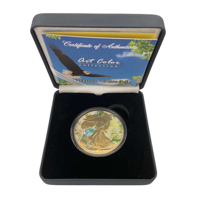 Stříbrná mince 1 Oz American Eagle Four Seasons Series Spring 2022