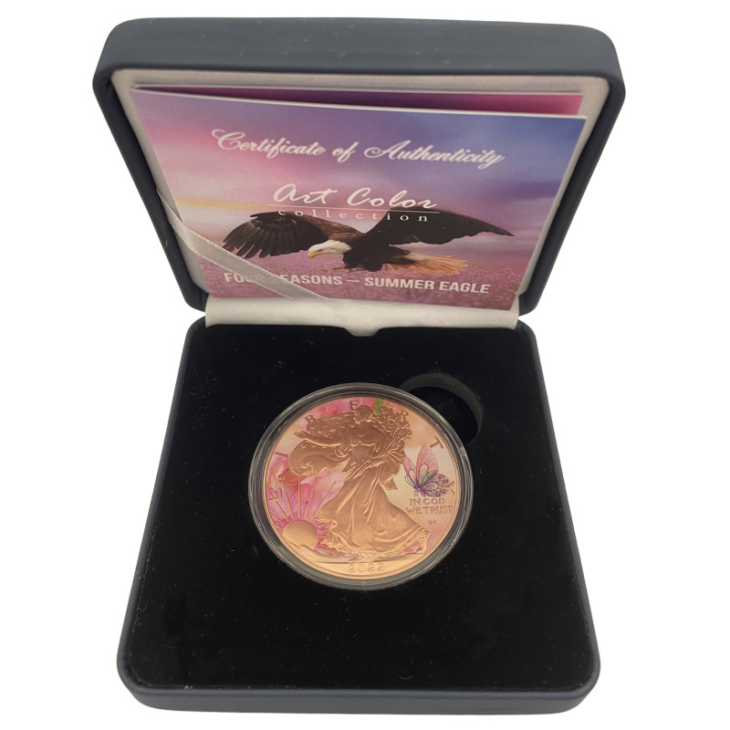 Stříbrná mince 1 Oz American Eagle Four Seasons Series Summer 2022