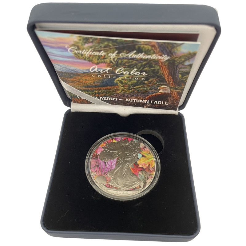 Stříbrná mince 1 Oz American Eagle Four Seasons Series Autumn 2022