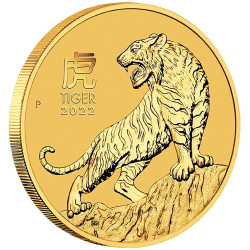 Zlatá mince 1 Oz Lunar Series III Year of the Tiger 2022