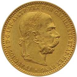 Zlatá mince 3,38 g 10 Korun Františka Josefa I. 1905