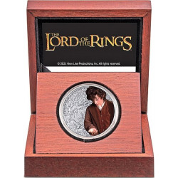 Stříbrná mince 1 Oz The Lord of the Rings Frodo Baggins 2021