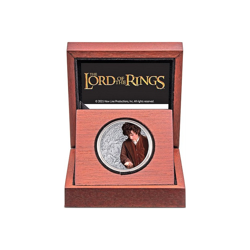 Stříbrná mince 1 Oz The Lord of the Rings Frodo Baggins 2021