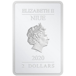 Stříbrná mince ve tvaru slitku 1 Oz Harry Potter and the Goblet of Fire 2020