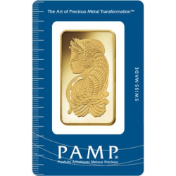 Zlatý slitek 50 g PAMP