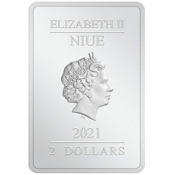 Stříbrná mince ve tvaru slitku 1 Oz Harry Potter and the Half-Blood Prince 2021