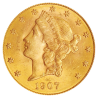 Zlatá mince 33,4 g Double Eagle Liberty Head různé roky