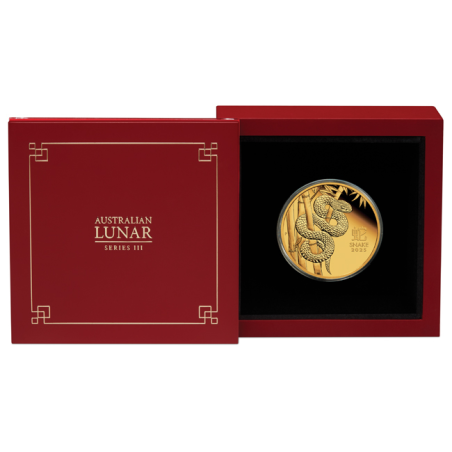 Zlatá mince 1 Oz Lunar Series III Year of the Snake 2025 Proof