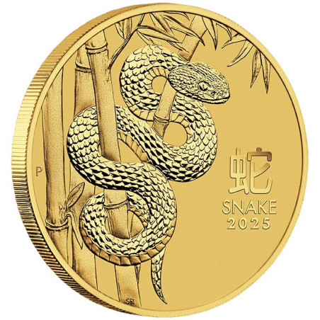 Zlatá mince 1 Oz Lunar Series III Year of the Snake 2025