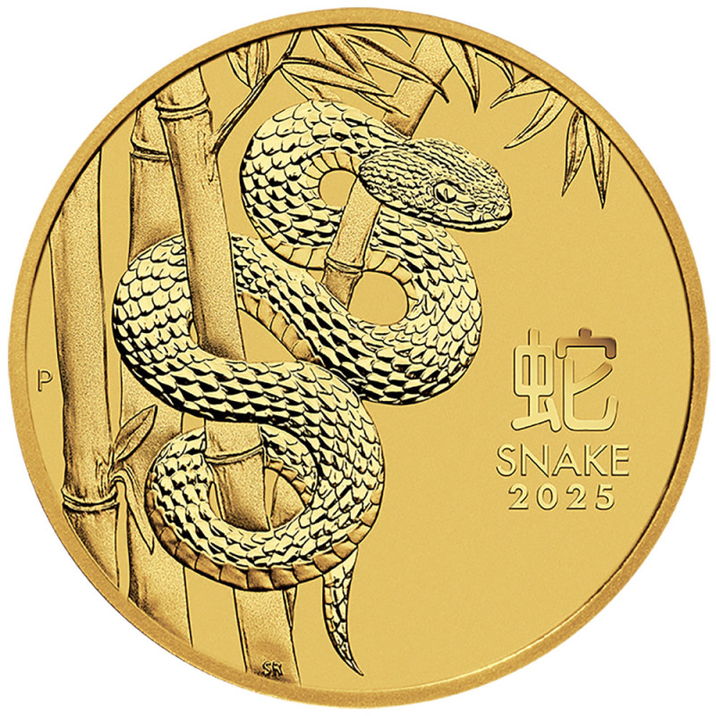 Zlatá mince 1/2 Oz Lunar Series III Year of the Snake 2025