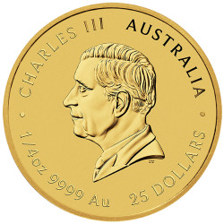 Zlatá mince 1/4 Oz Lunar Series III Year of the Snake 2025