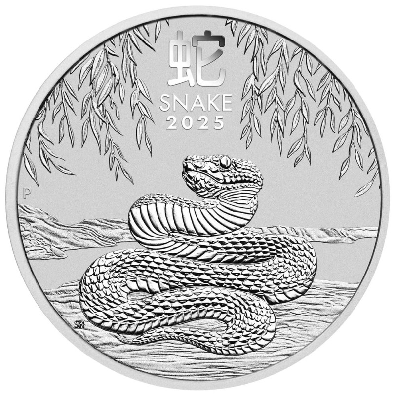 Stříbrná mince 1/2 Oz Lunar Series III Year of the Snake 2025