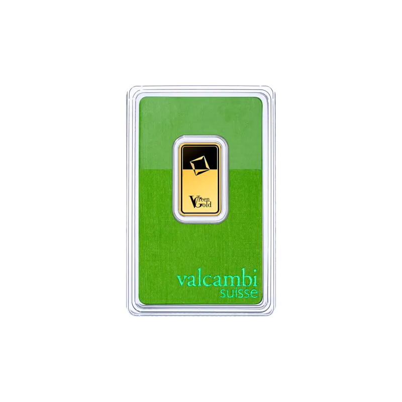 Zlatý slitek 10 g Valcambi Green Gold