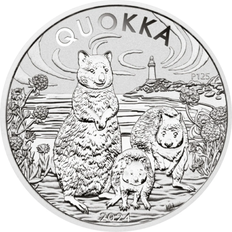 Stříbrná mince 1 Oz Australian Quokka 2024