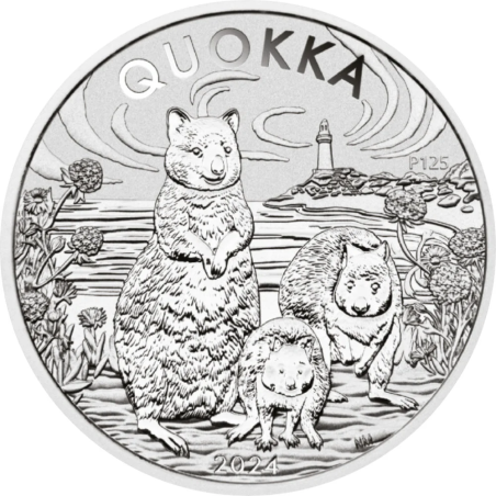 Stříbrná mince 1 Oz Australian Quokka 2024