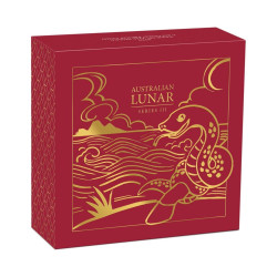 Zlatá mince 1/4 Oz Lunar Series III Year of the Snake 2025 Proof