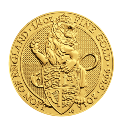 Zlatá mince 1/4 Oz The Queen’s Beasts Lion of England 2016