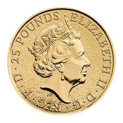 Zlatá mince 1/4 Oz The Queen’s Beasts Lion of England 2016