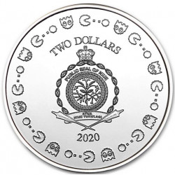 Stříbrná mince 1 Oz Pac-Man 40. výročí 2020