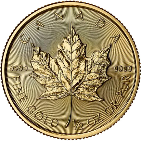 Zlatá mince 1/2 Oz Maple Leaf 2025