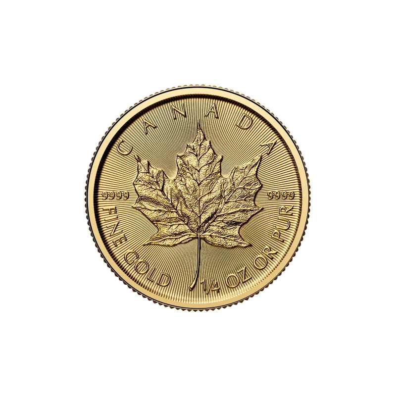Zlatá mince 1/4 Oz Maple Leaf 2025
