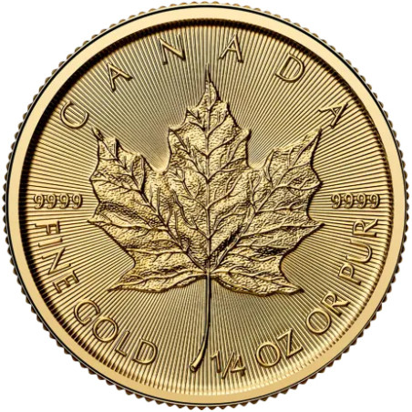 Zlatá mince 1/4 Oz Maple Leaf 2025