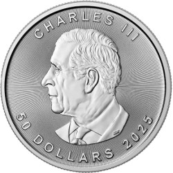 Platinová mince 1 Oz Maple Leaf 2025