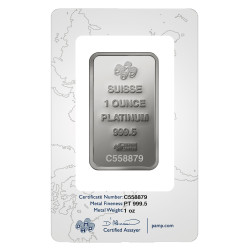 Platinový slitek 1 Oz PAMP