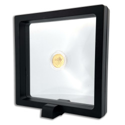 Rámeček na minci 3D box 110 mm černá