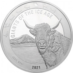 Stříbrná mince 1 Oz Giants of the Ice Age Pratur 2021