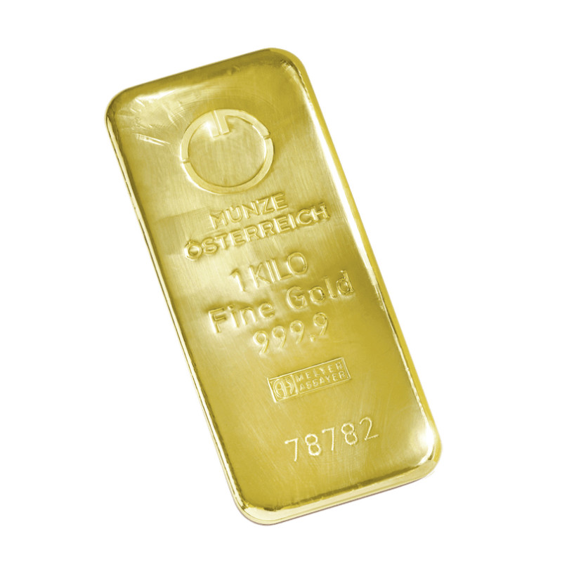 Zlatý slitek 1 Kg Münze Österreich