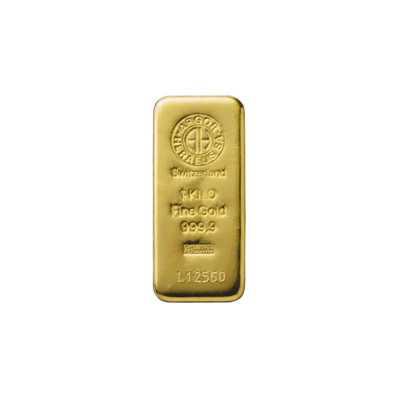 Zlatý slitek 1 Kg Argor Heraeus