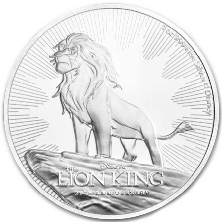Stříbrná mince 1 Oz Lion King 25. výročí 2019