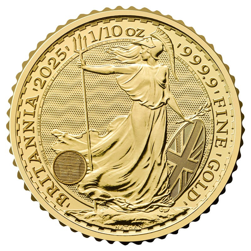 Zlatá mince 1/10 Oz Britannia 2025