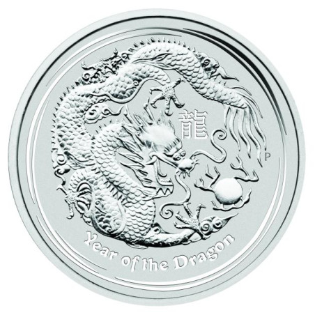 Stříbrná mince 1 Oz Lunar Series II Year of the Dragon 2012