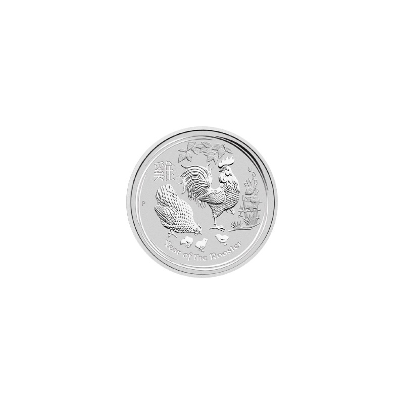 Stříbrná mince 1 Oz Lunar Series II Year of the Rooster 2017