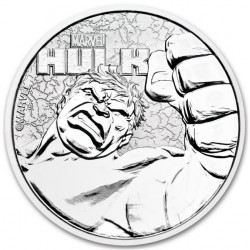Stříbrná mince 1 Oz Marvel Hulk 2019