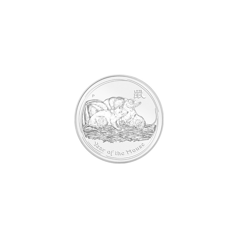 Stříbrná mince 1 Oz Lunar Series II Year of the Mouse 2008