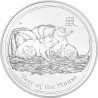 Stříbrná mince 1 Oz Lunar Series II Year of the Mouse 2008
