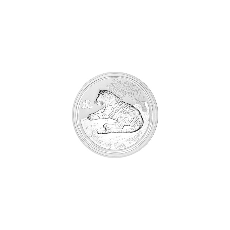 Stříbrná mince 1 Oz Lunar Series II Year of the Tiger 2010