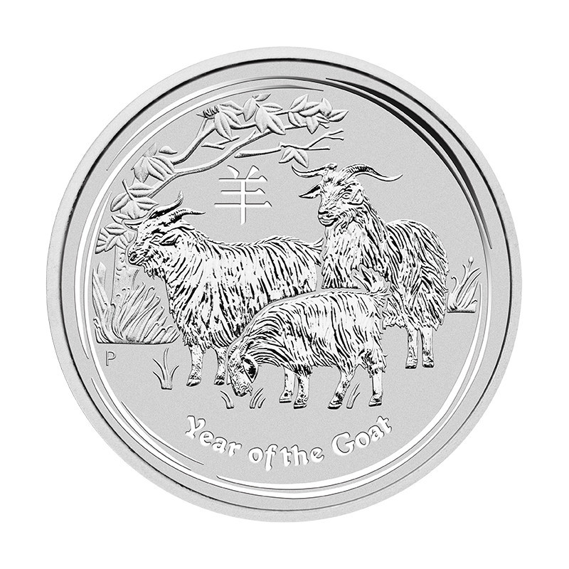 Stříbrná mince 1 Kg Lunar Series II Year of the Goat 2015