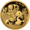 Zlatá mince 8 g China Panda 2025