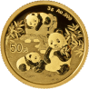 Zlatá mince 3 g China Panda 2025